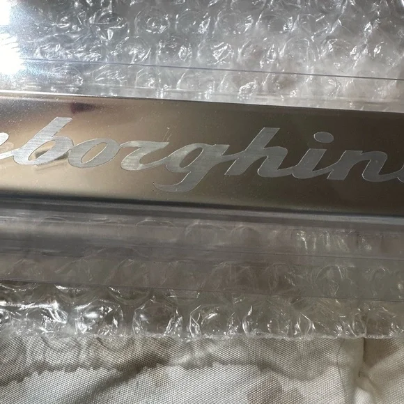 Lamborghini License Plate Frame Stainless Steel with Laser Engraved